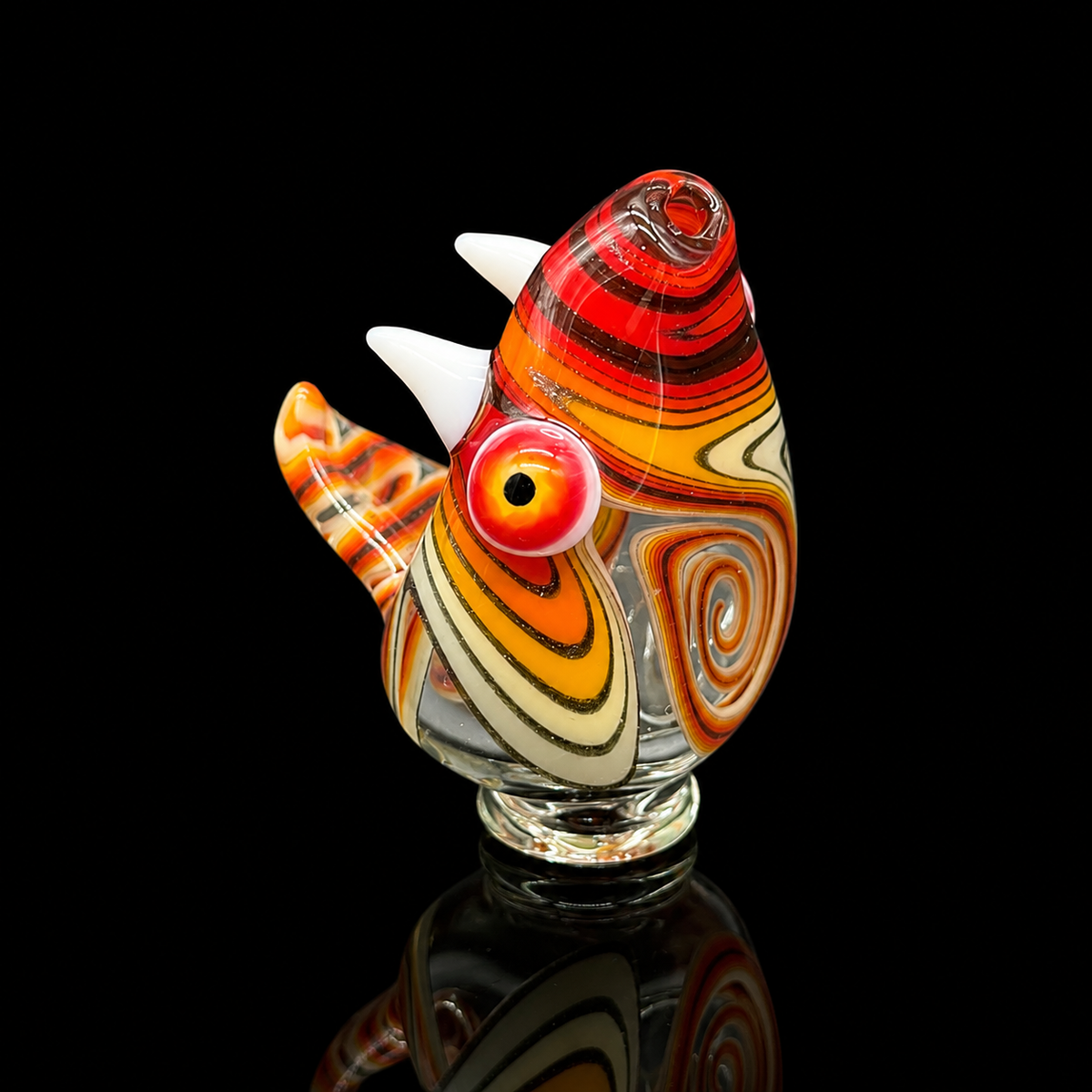 Niko Cray - Snake Head Puffco Pivot Glass Mouthpiece