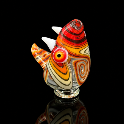 Niko Cray - Snake Head Puffco Pivot Glass Mouthpiece