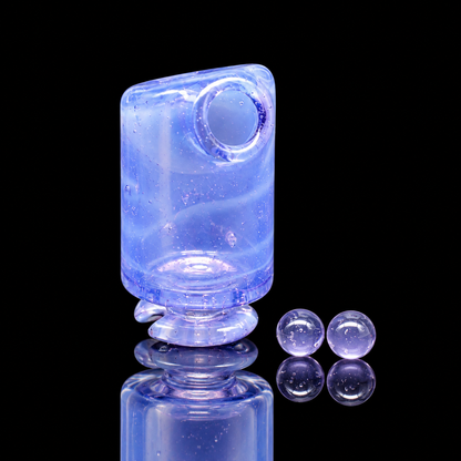 Kizmit Glass - Color Puffco Pivot Glass Mouthpiece - 20 Colors