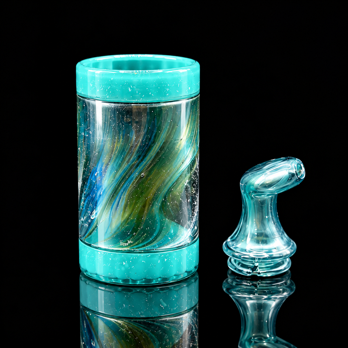 Eternal Flameworks - Electrum Puffco Proxy Core Cup and Mouthpiece Set