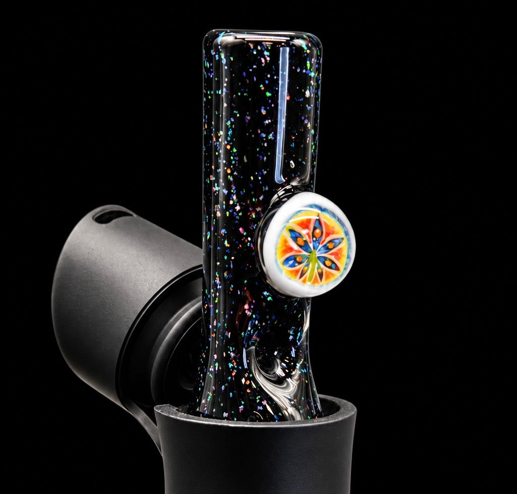 Steve H Glass - Milli Crushed Opal Puffco Pivot Glass Mouthpiece