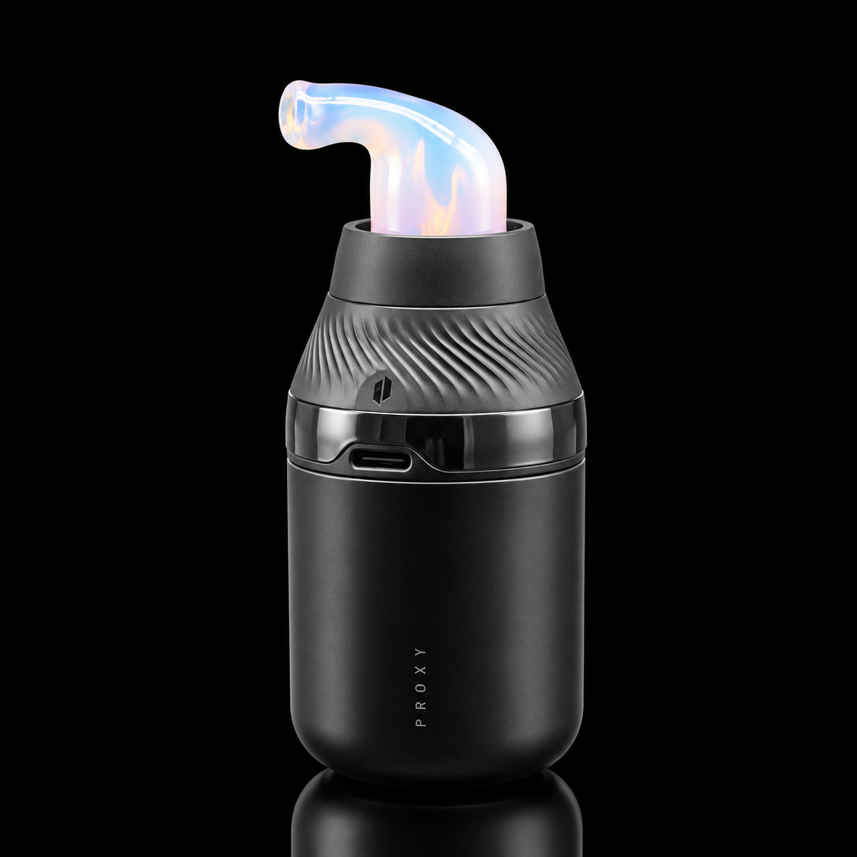 Glass Art by Shaggy - Colored Snorkel Puffco Proxy Core Mouthpiece