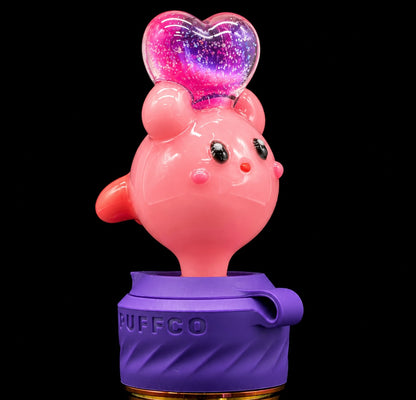 Dani Girl Glass - Pink Heart Kirby Puffco Peak Pro Joystick