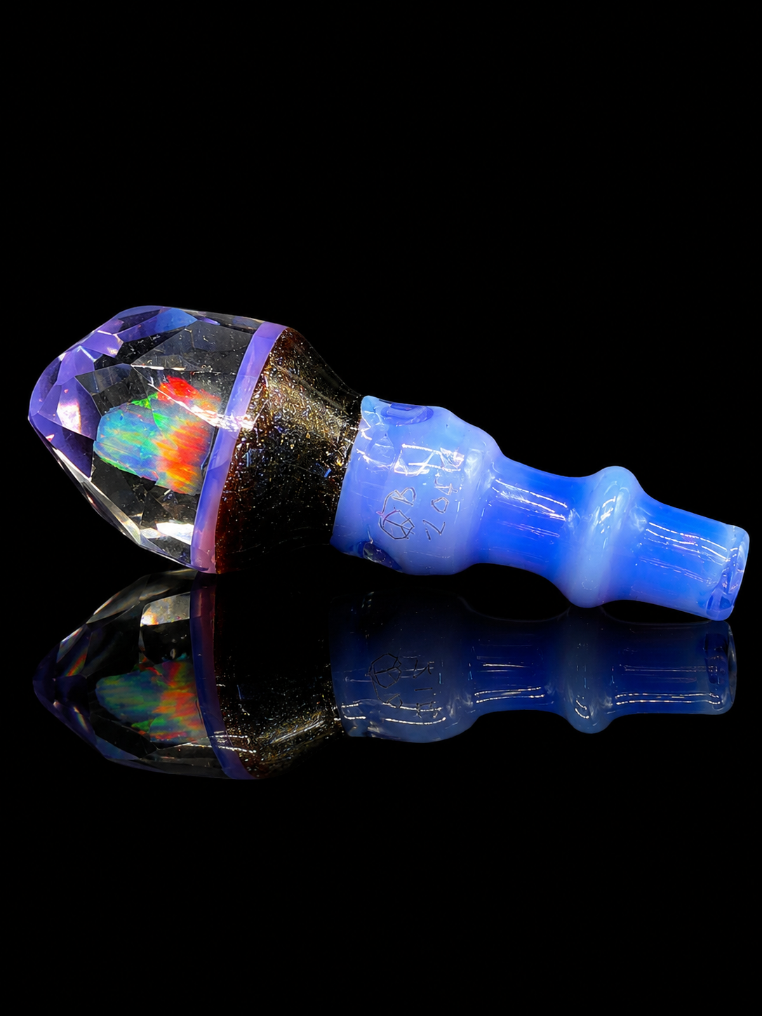 OBE Glass - Opal Faceted Puffco Peak Pro Joystick