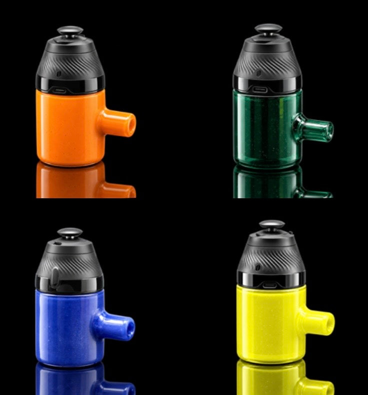 Glass Art By Shaggy - Colored Stubbie Dual Use Puffco Proxy & Core Mouthpiece