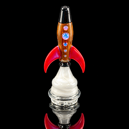 Eternal Flameworks - Rocket Takeoff Dry Glass Attachment For Puffco Peak & Peak Pro
