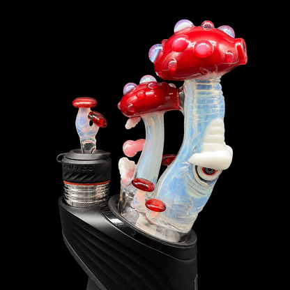 GlassHole - Mushroom Kingdom Wet Puffco Peak Glass Attachment