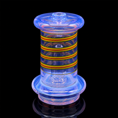 Smiley Glass - Orbit Loom Wet Puffco Peak Glass Attachment
