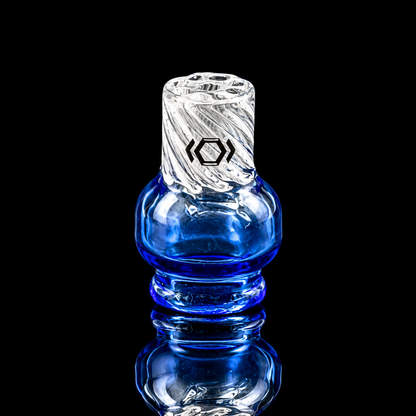 Kickback Glass - Honeycomb Puffco Pivot Glass Mouthpiece