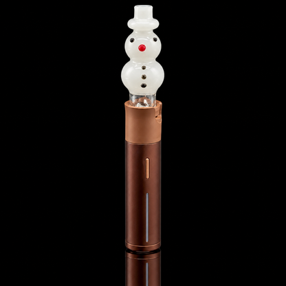 Kickback Glass – Snowman Puffco Pivot Glass Mouthpiece