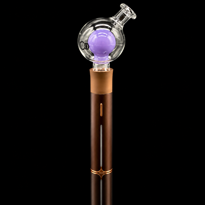 Kickback Glass - Globe Bubbler Puffco Pivot Glass Bubbler Mouthpiece