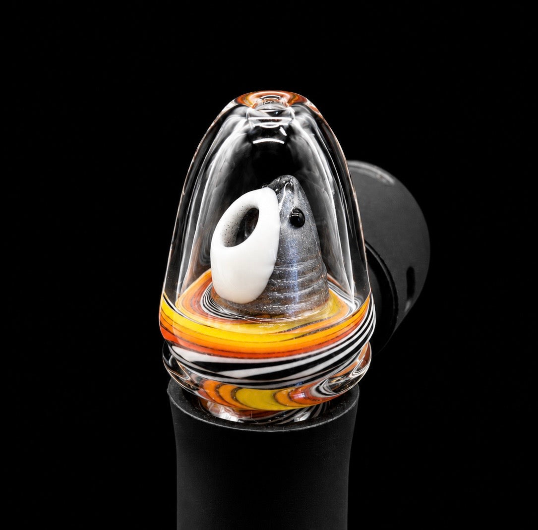 Sweers Glass - Astro Shark Puffco Pivot Glass Mouthpiece