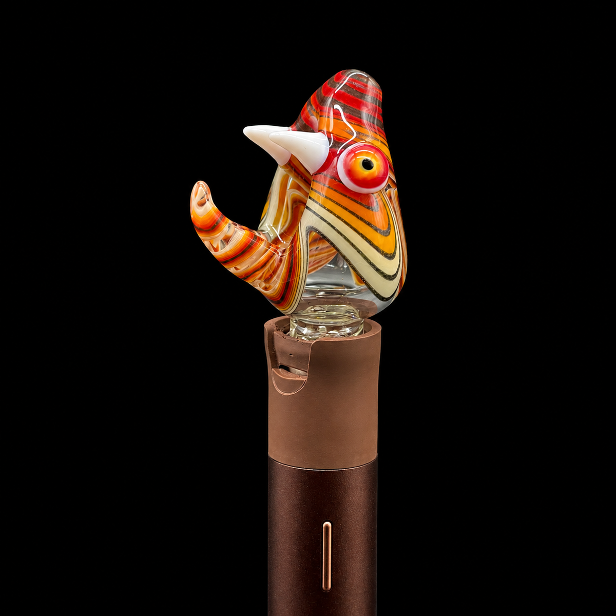 Niko Cray - Snake Head Puffco Pivot Glass Mouthpiece