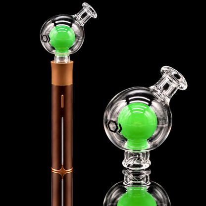 Kickback Glass - Globe Bubbler Puffco Pivot Glass Bubbler Mouthpiece