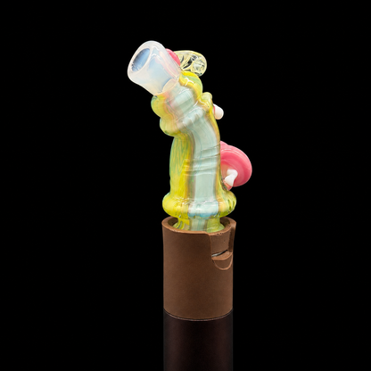 Glasshole X Scomo - UV Scribbled High Spray Can Puffco Pivot Mouthpiece