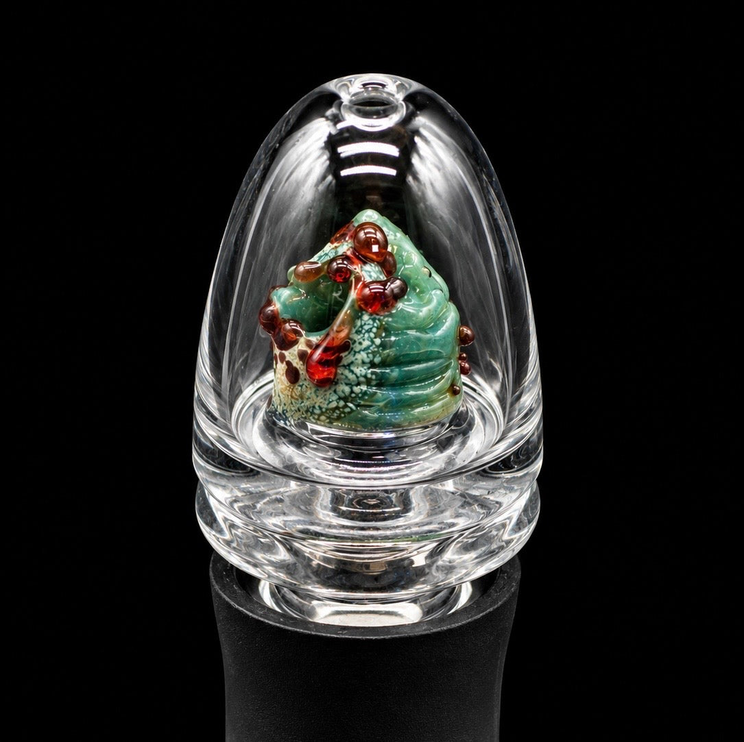 Sweers Glass - Zombie Astro Shark Puffco Pivot Glass Mouthpiece