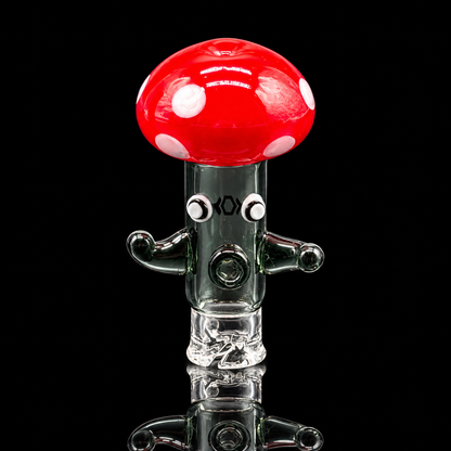 Kickback Glass - Dancing Mushroom Puffco Pivot Glass Mouthpiece