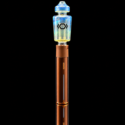 Kickback Glass - Iridescent Puffco Pivot Glass Bubbler Mouthpiece