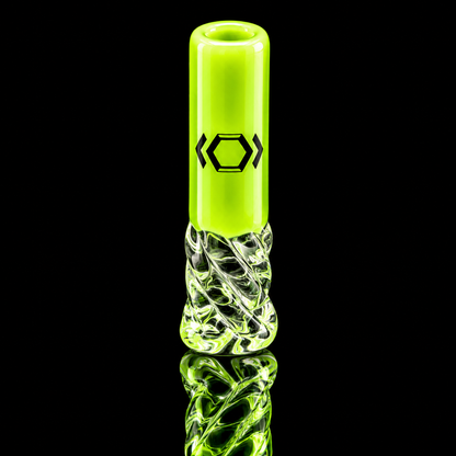 Kickback Glass - Color Straw Puffco Pivot Glass Mouthpiece