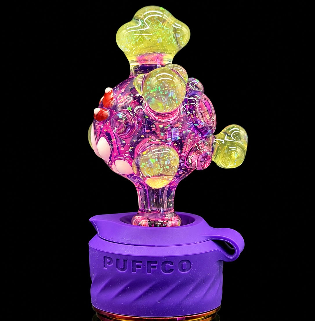 Dani Girl Glass - Crushed Opal Koffing Peak Pro Joystick