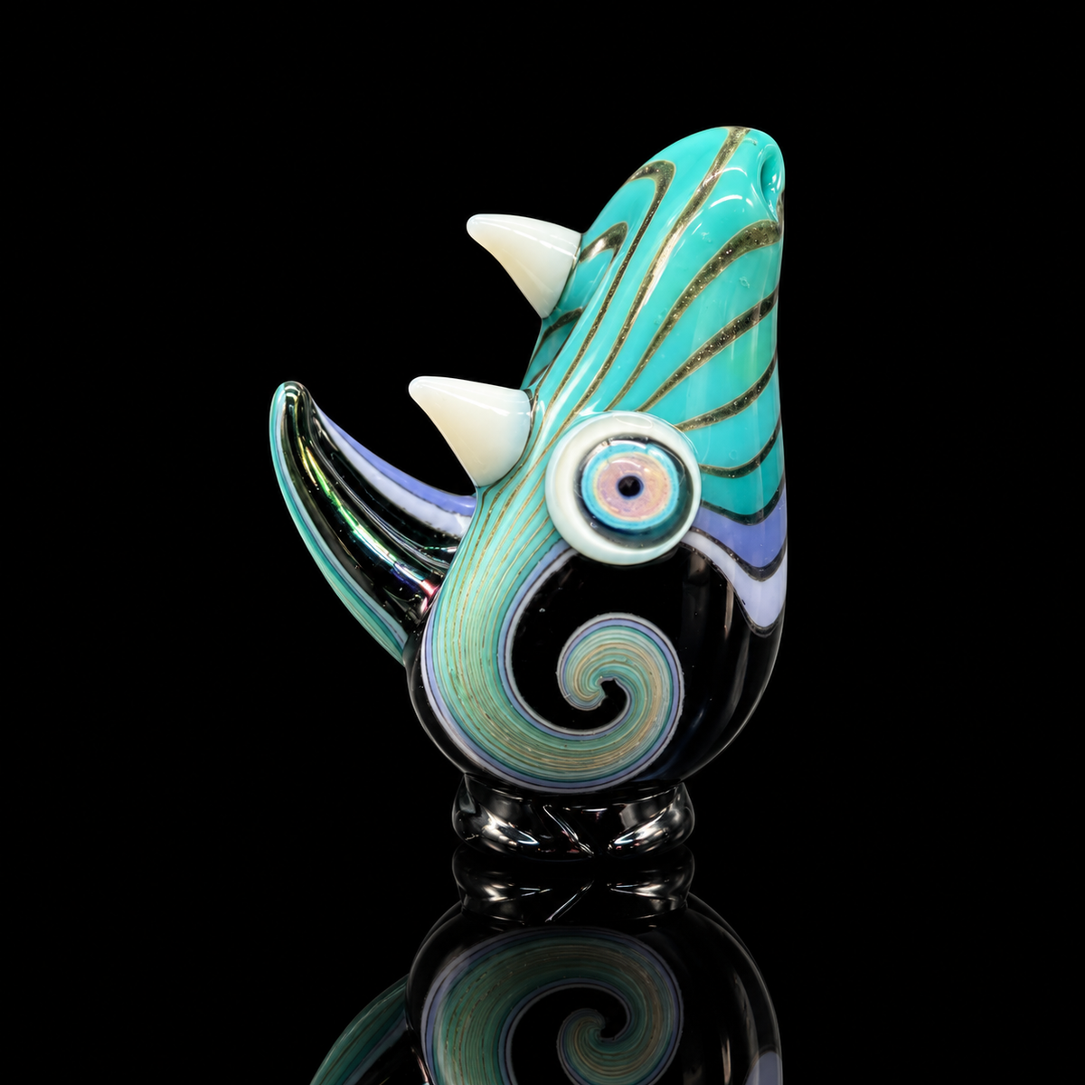 Niko Cray - Snake Head Puffco Pivot Glass Mouthpiece