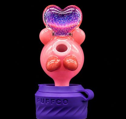 Dani Girl Glass - Pink Heart Kirby Puffco Peak Pro Joystick