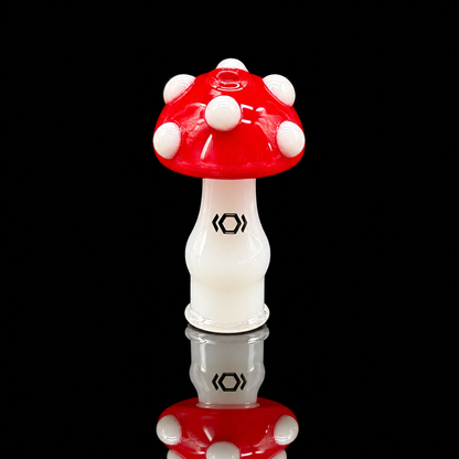 Kickback Glass - Mushroom Puffco Pivot Glass Mouthpiece
