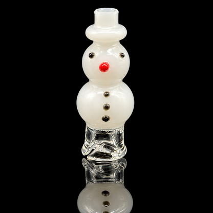 Kickback Glass – Snowman Puffco Pivot Glass Mouthpiece