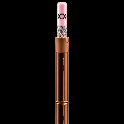 Kickback Glass - Color Straw Puffco Pivot Glass Mouthpiece