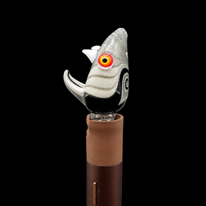 Niko Cray - Snake Head Puffco Pivot Glass Mouthpiece