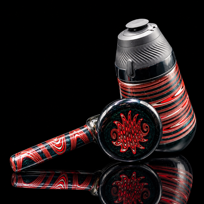 Smiley Glass - Wigwag Linework Puffco Proxy Straight pipe