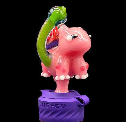 Dani Girl Glass - Bulbasaur Strawberry Puffco Peak Pro Joystick