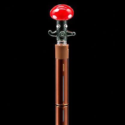 Kickback Glass - Dancing Mushroom Puffco Pivot Glass Mouthpiece