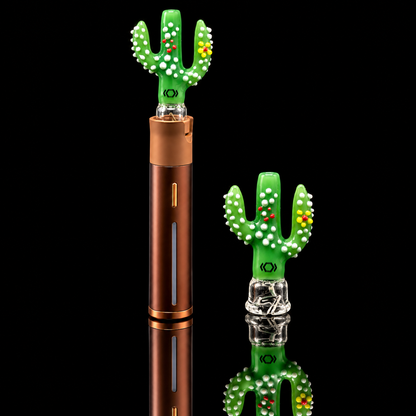 Kickback Glass – Desert Cactus Puffco Pivot Glass Mouthpiece
