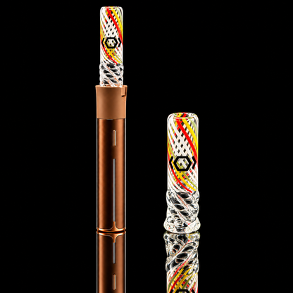 Kickback Glass - Color Straw Puffco Pivot Glass Mouthpiece