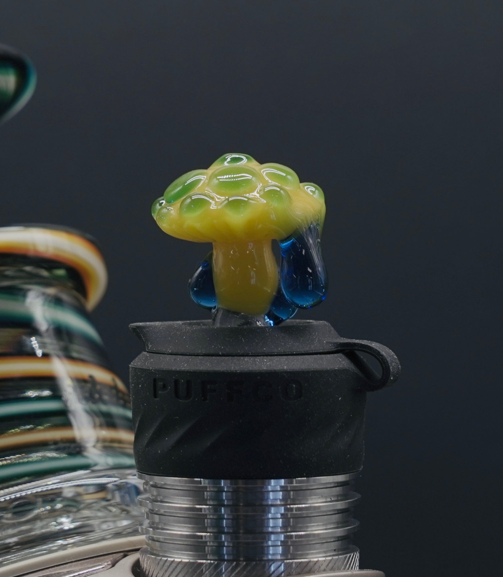 Hensley Glass Art - Drippy Mushroom Puffco 3DXL Joystick