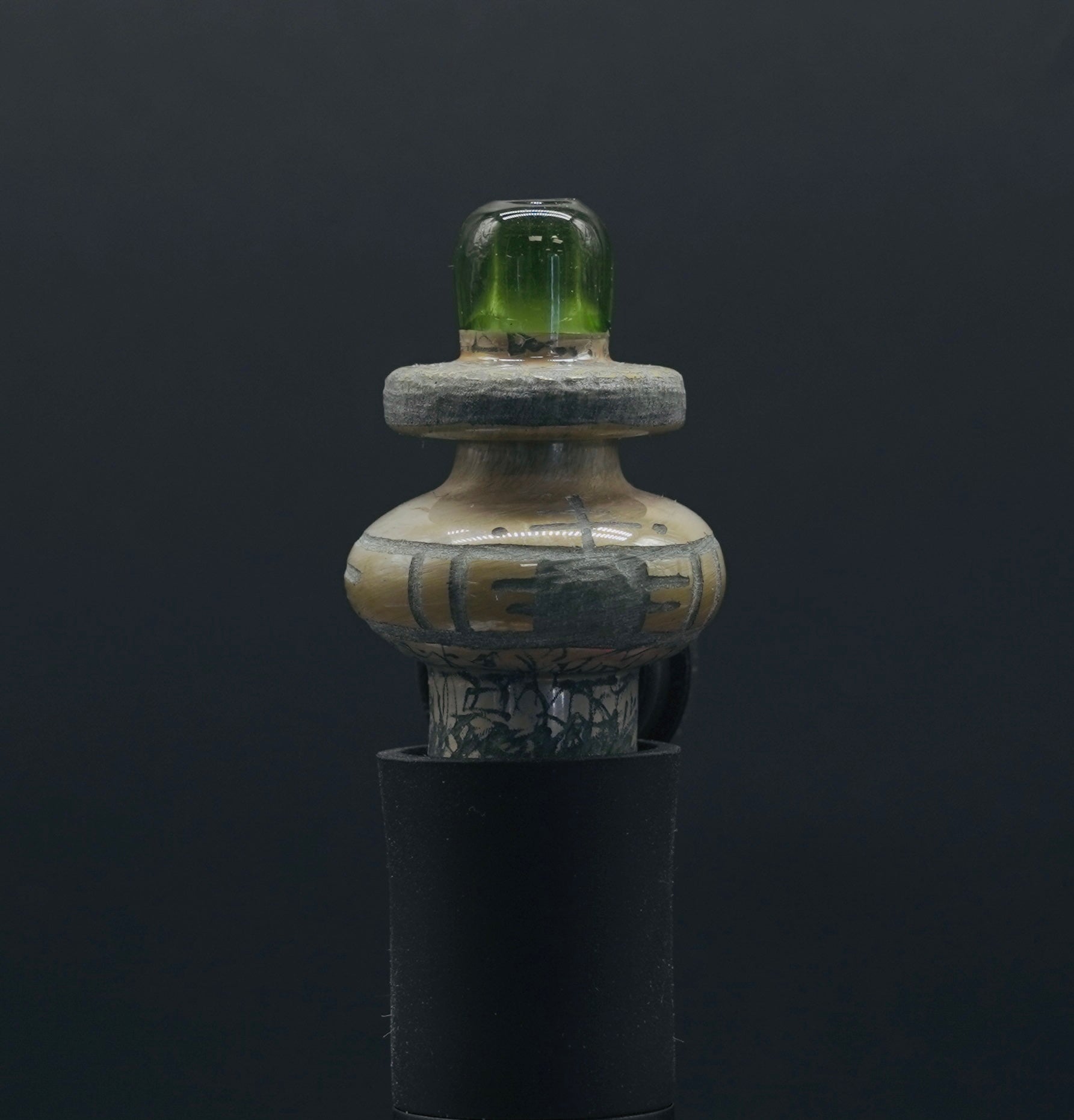 Corki Glass - Engraved Bubble Pivot Mouthpiece