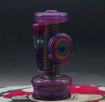 Smiley Glass Royal Spectrum Dry TOP Puffco Glass Attachment