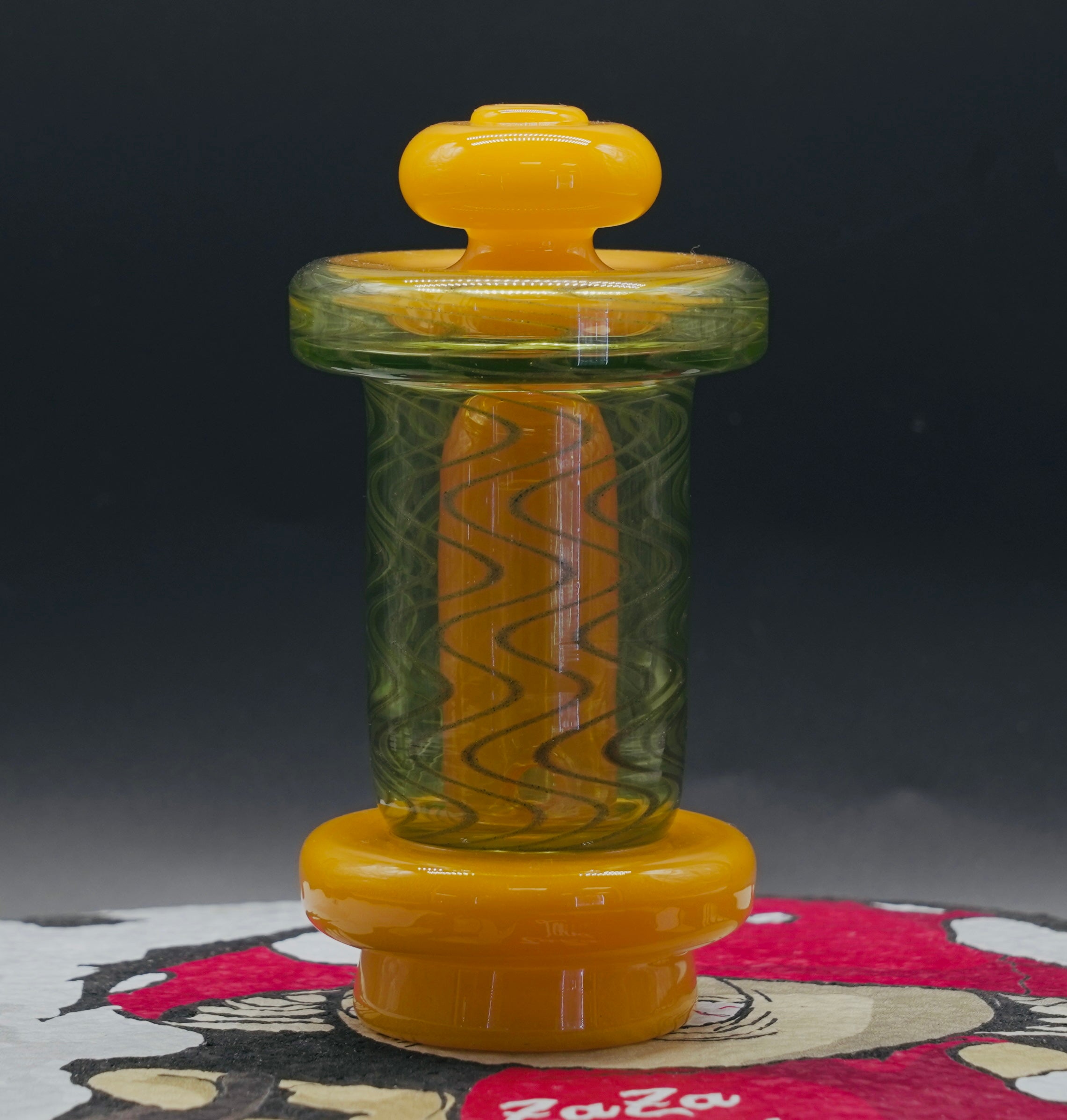Smiley Glass Lemon Haze Puffco Glass Attachment