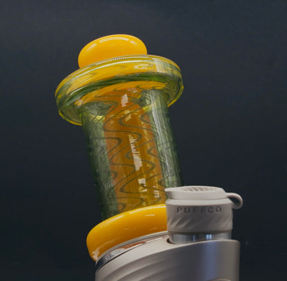 Smiley Glass Lemon Haze Puffco Glass Attachment