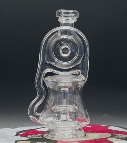 ERY GLASS - Clear Uptake Recycler Puffco Peak Glass Attachment