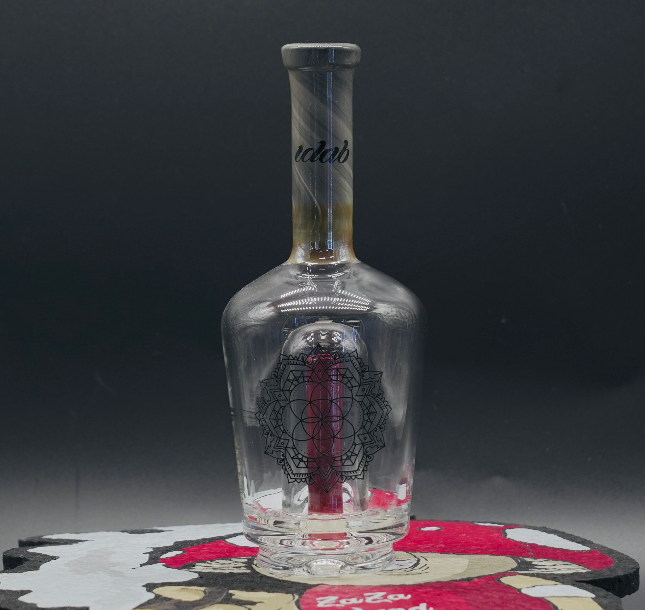 IDab Glass - Henny Bottle Puffco Peak Glass Attachment