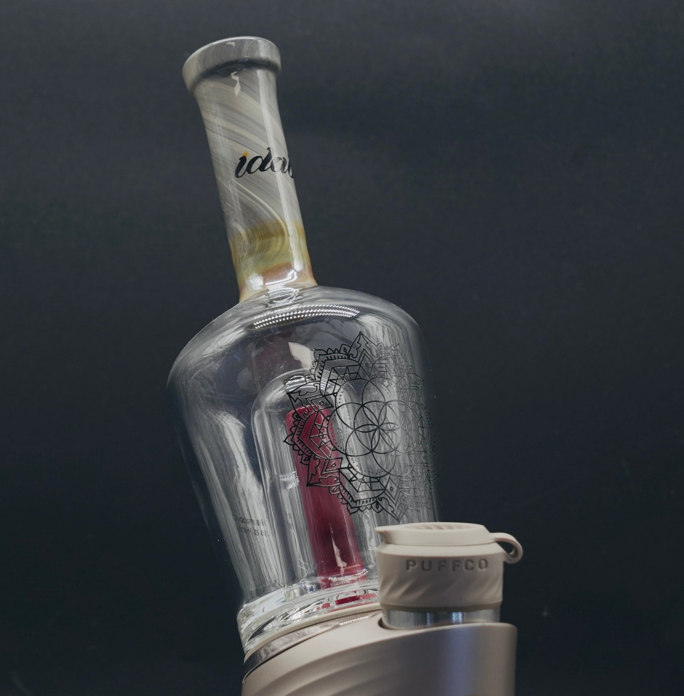 IDab Glass - Henny Bottle Puffco Peak Glass Attachment