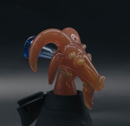 MCS Glass - Quad eyed Goat Puffco Proxy Core Mouthpiece
