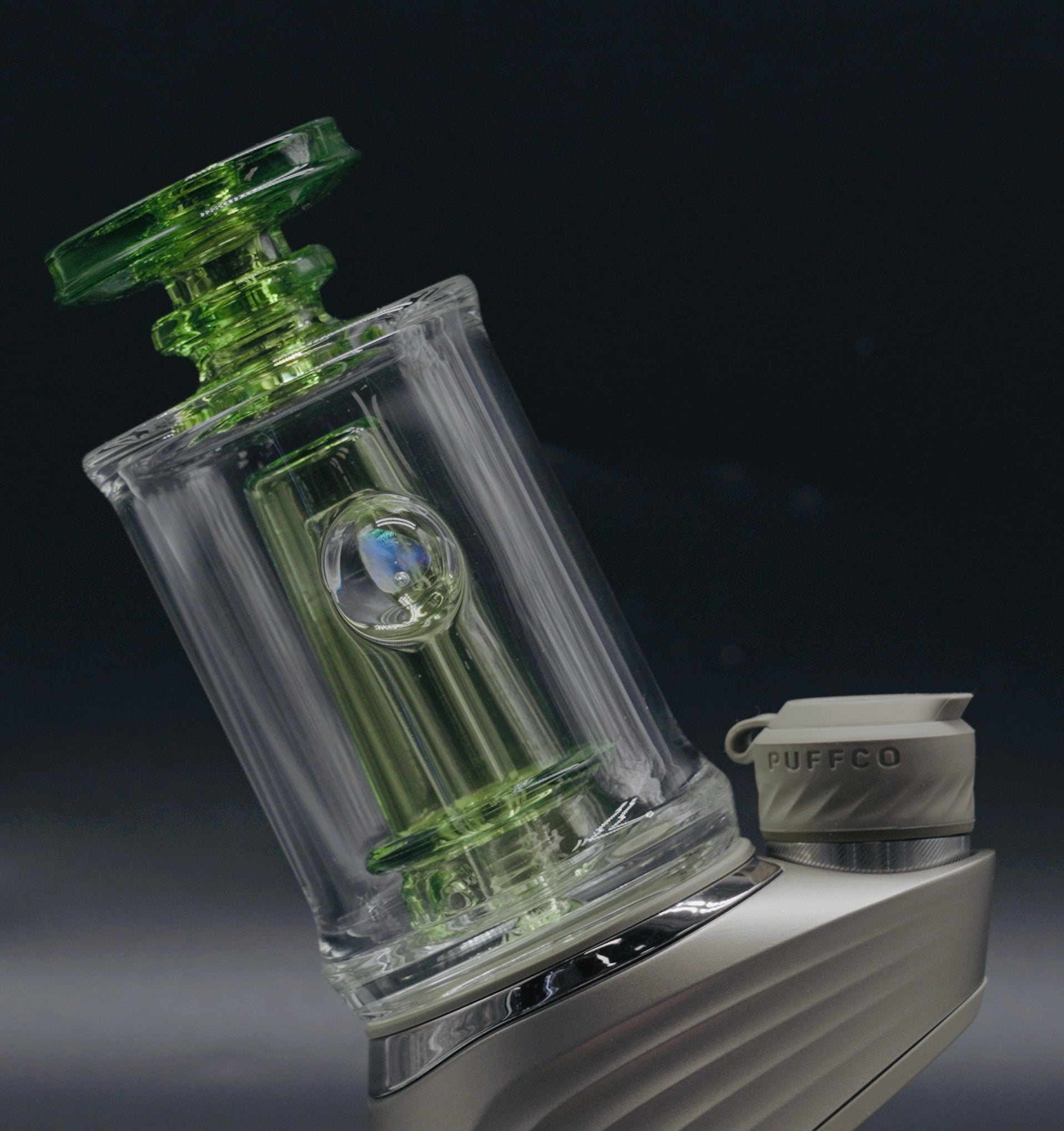 Eternal Flamewroks - Lime Guppy Puffco Peak Glass Attachment