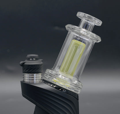 Jwoerz Glass - Color Accented Mini Tube Puffco Peak Glass Attachment