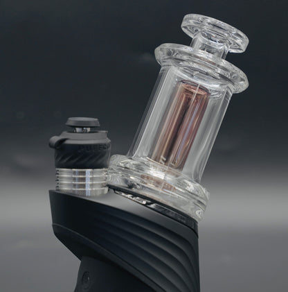 Jwoerz Glass - Color Accented Mini Tube Puffco Peak Glass Attachment