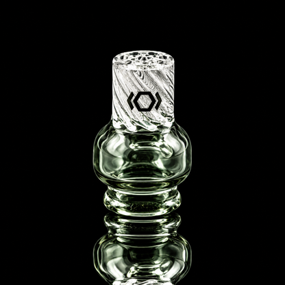 Kickback Glass - Honeycomb Puffco Pivot Glass Mouthpiece