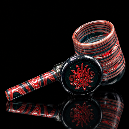 Smiley Glass - Wigwag Linework Puffco Proxy Straight pipe