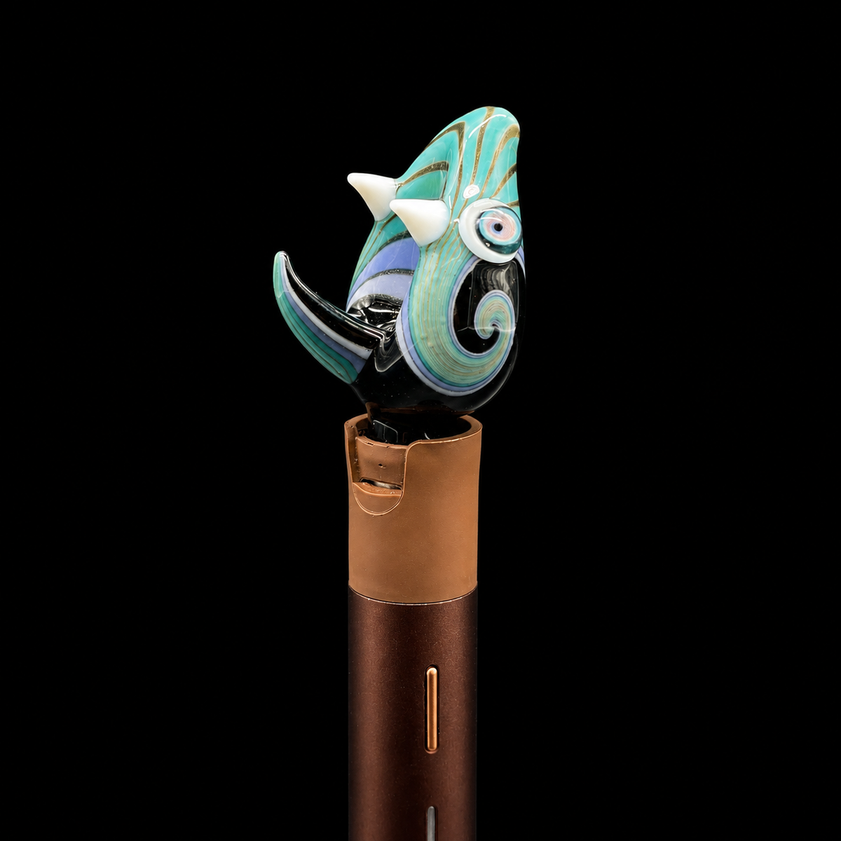 Niko Cray - Snake Head Puffco Pivot Glass Mouthpiece